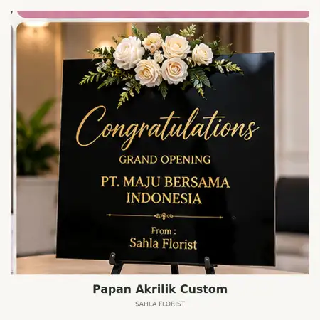 Papan Bunga Akrilik Kolaka Utara